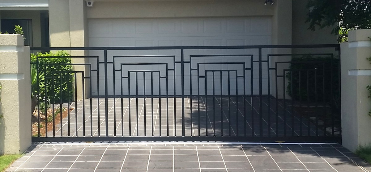 Unique Artistic Aluminium Entry Gate