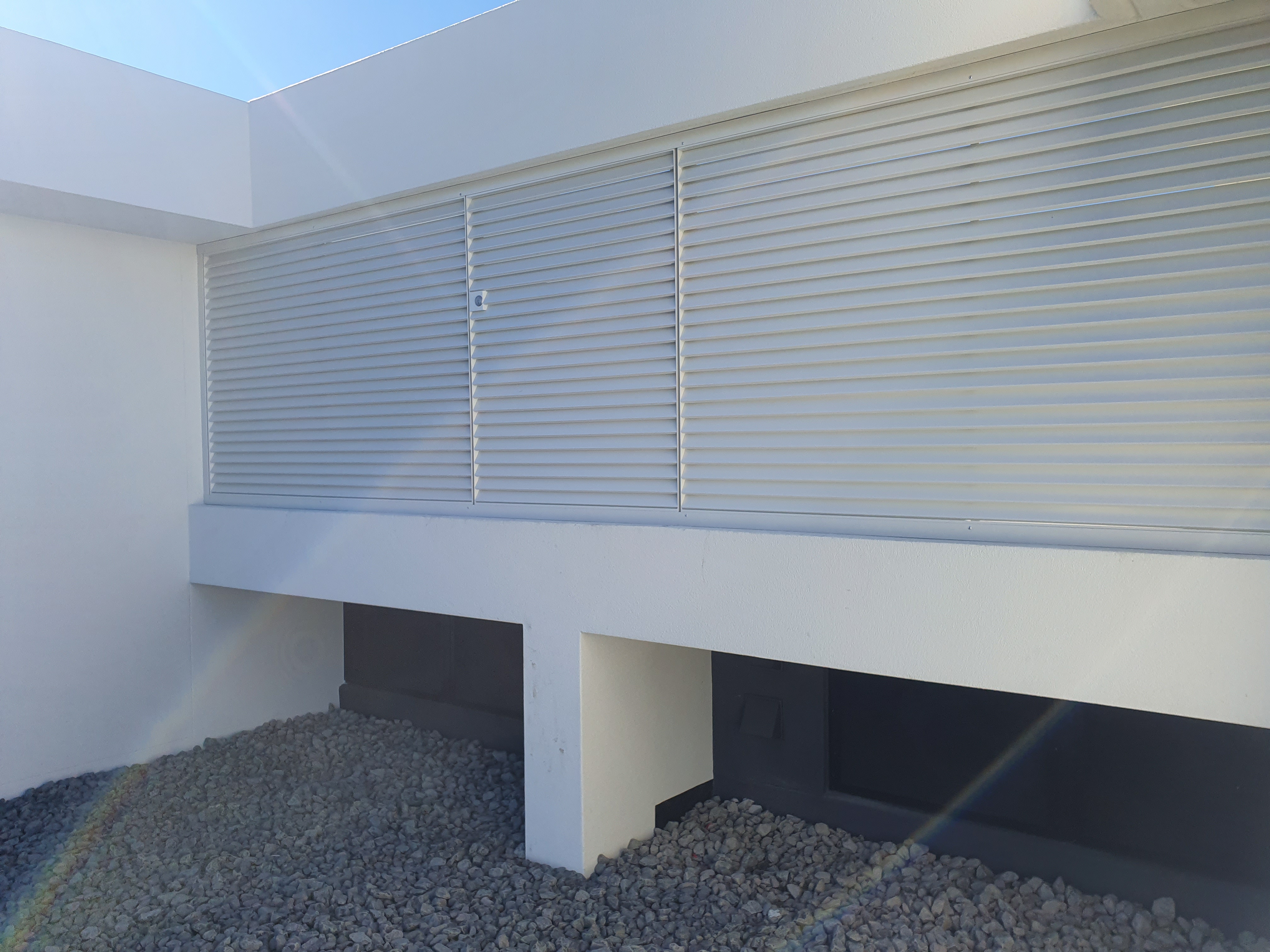 Louvered Enclosure Doors