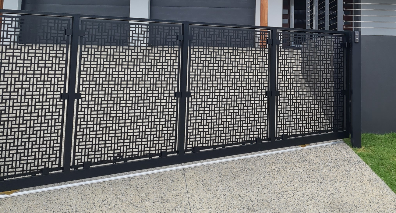 Unique Laser Cut Gate