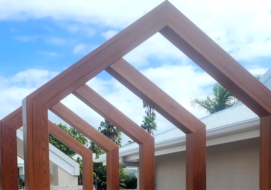 Modern Aluminium Arbour
